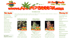 Desktop Screenshot of allpotseeds.com