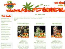 Tablet Screenshot of allpotseeds.com